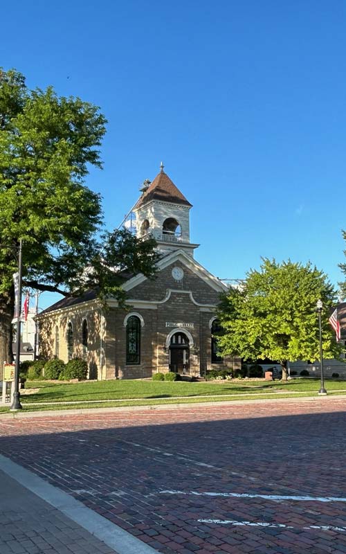 City library in Seneca, Kansas