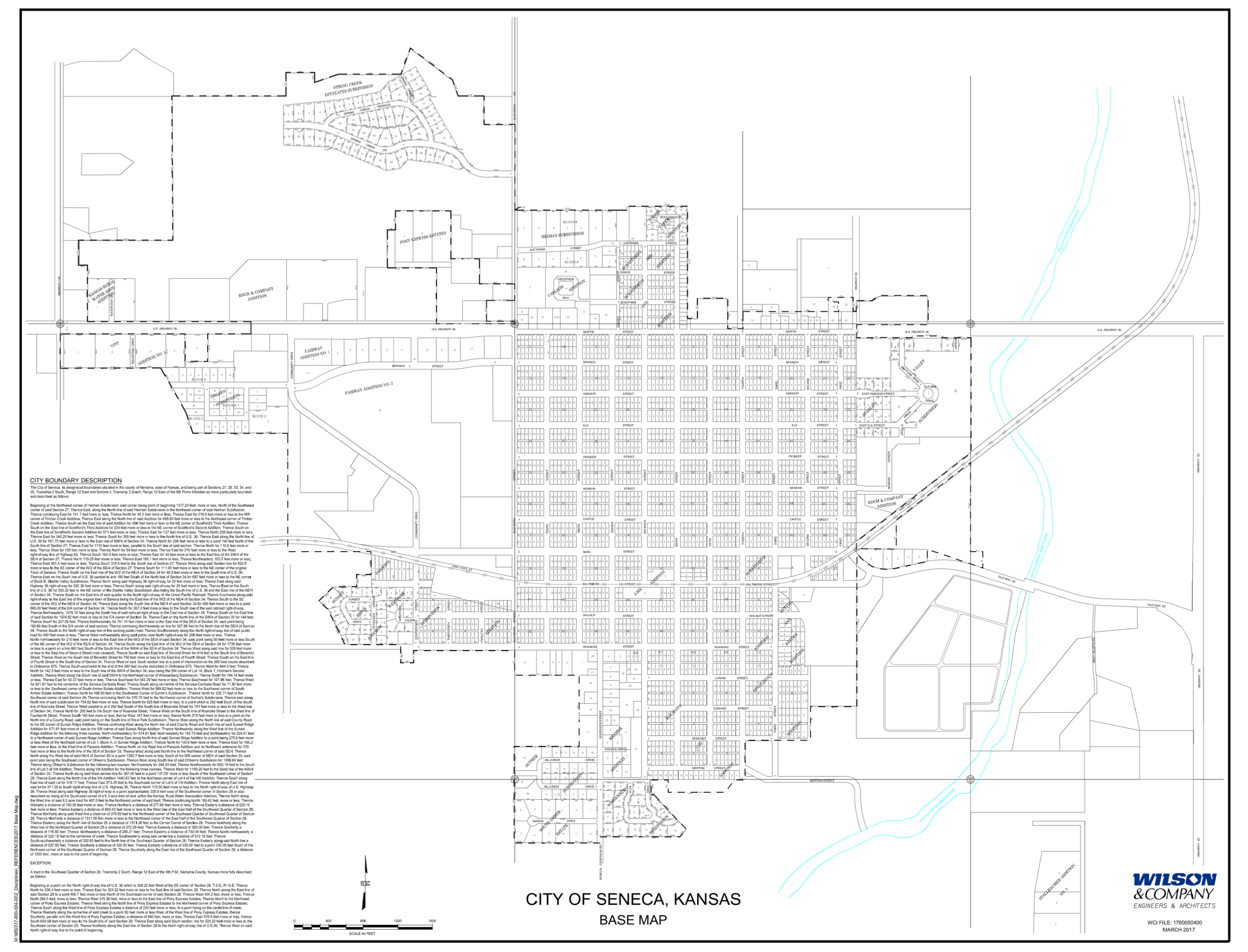 Updated Zoning and Boundary Maps - Seneca, KS