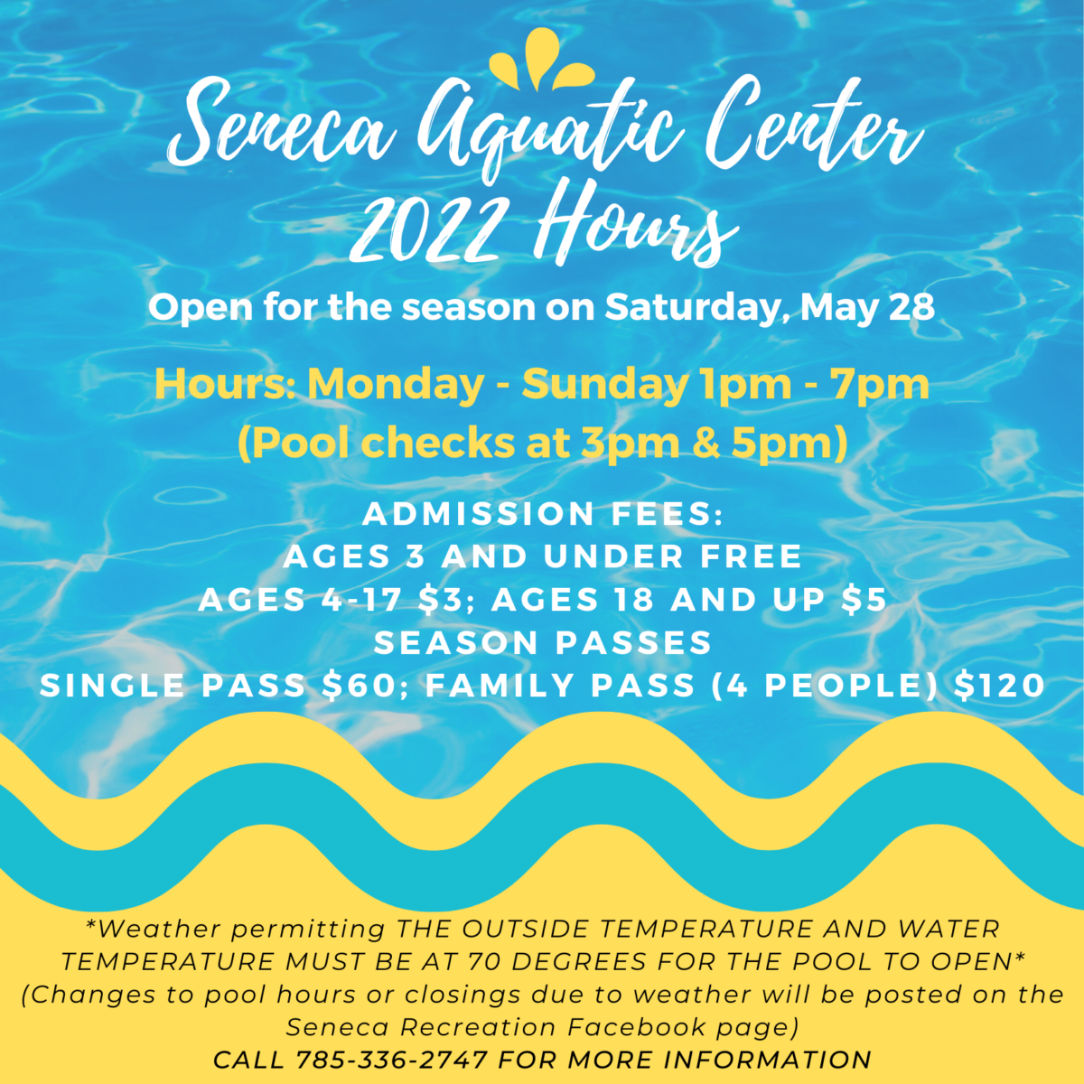 Seneca Aquatic Center Hours Seneca, KS