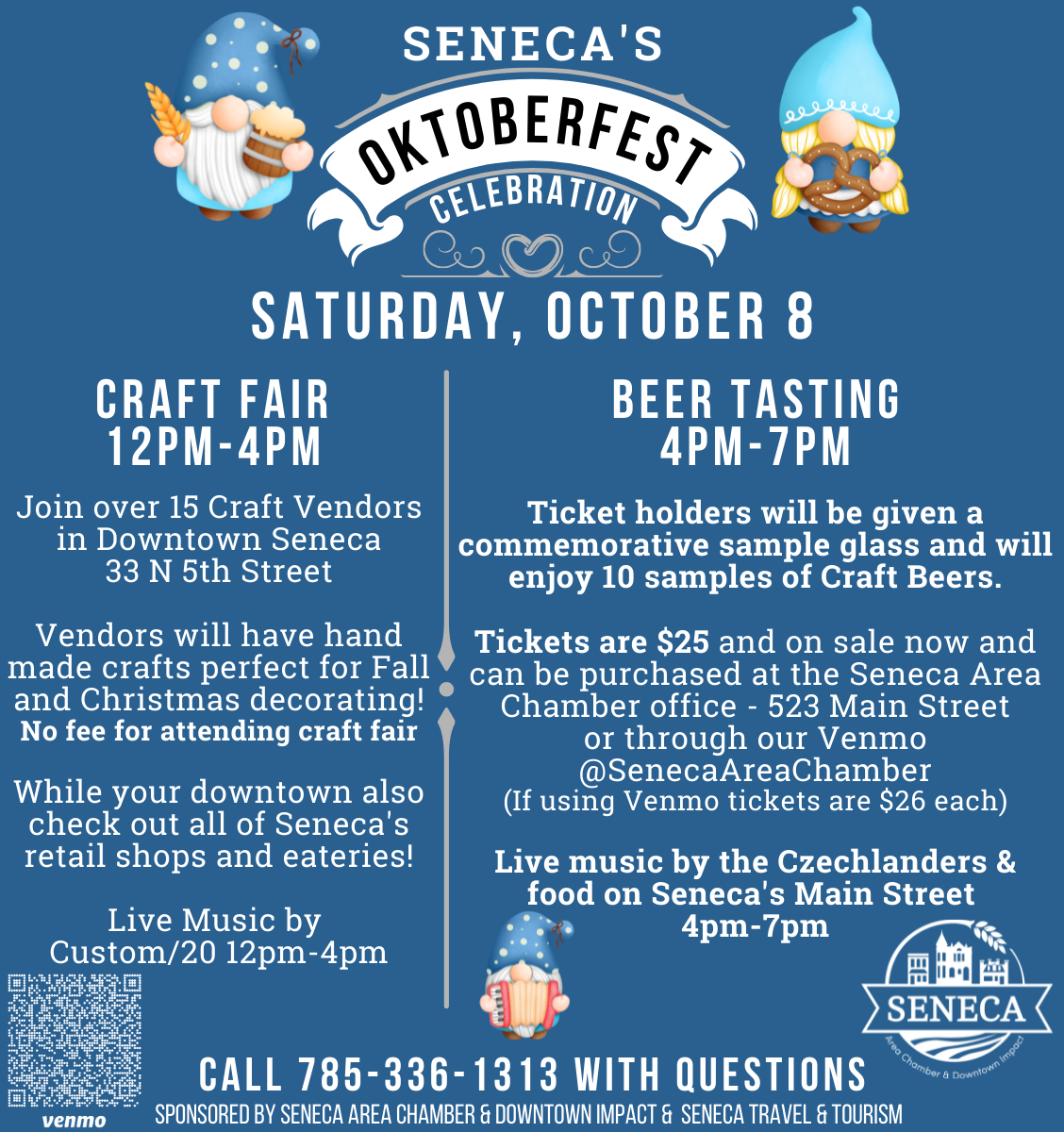 Oktoberfest October 8 Seneca, KS