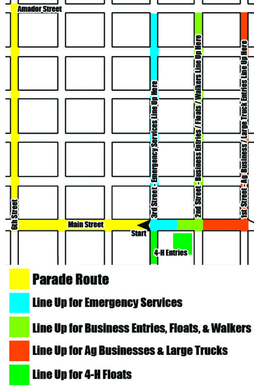 Change in Parade Route Seneca, KS